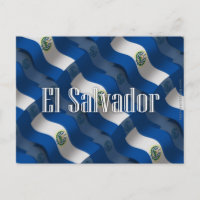 El Salvador Waving Flag