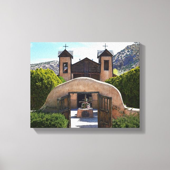 El Santuario De Chimayo Canvas Print (Front)