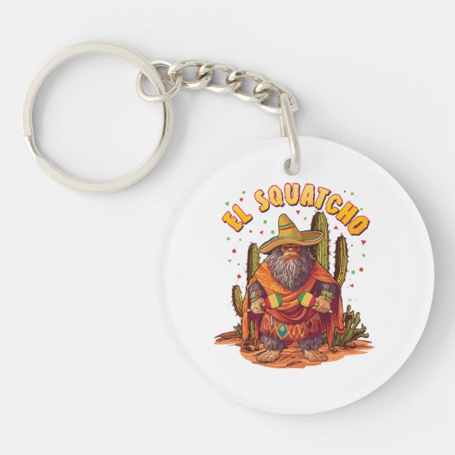 El Squatcho Bigfoot avec Maraca, Sombrero et Ponc (Devant)