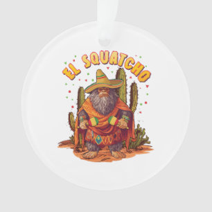 El Squatcho Bigfoot avec Maraca, Sombrero et Ponc