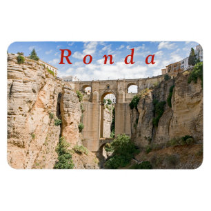 "El Tajo" of Ronda with the Puente Nuevo. Magnet