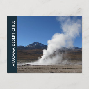 El Tatio Geyser, Désert d'Atacama, Carte postale C
