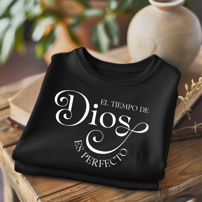 El Tiempo De Dios Chrétien T-shirt Espagnol (Créateur téléchargé)