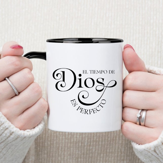 El Tiempo De Dios Espagnol Chrétien Café Mug (Créateur téléchargé)