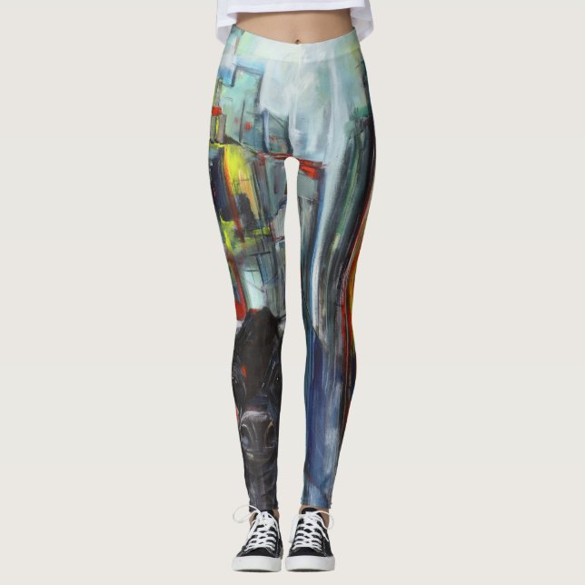 "El Toro" Art Leggings (Front)