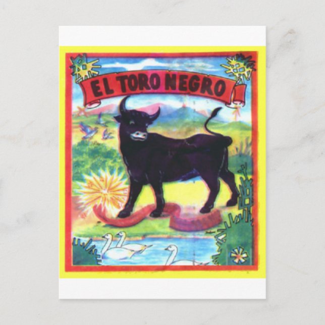 El Torro Negro Postcard (Front)