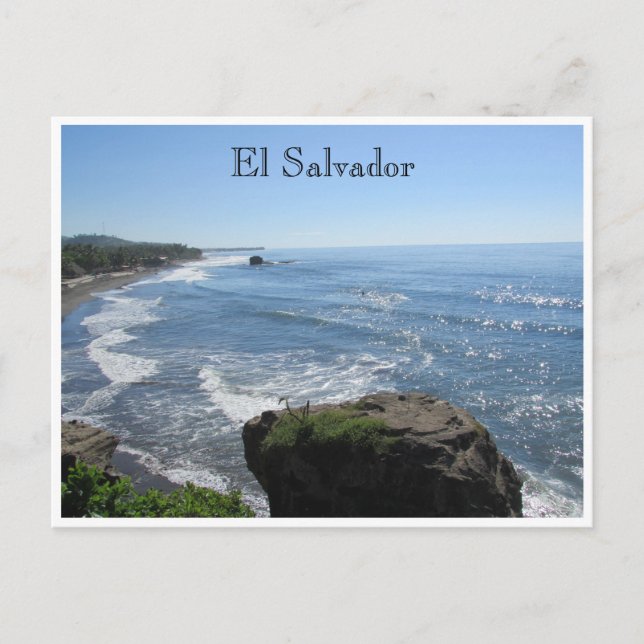 el tunco playa postcard (Front)