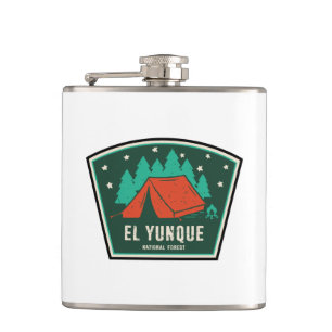 El Yunque National Forest Camping Hip Flask