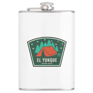 El Yunque National Forest Camping Hip Flask