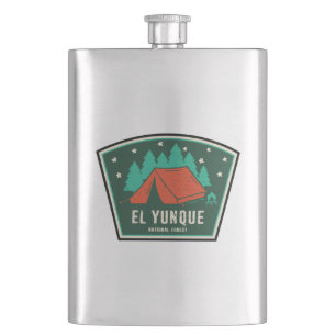 El Yunque National Forest Camping Hip Flask
