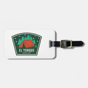 El Yunque National Forest Camping Luggage Tag