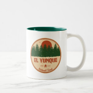 El Yunque National Forest Two-Tone Coffee Mug