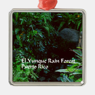 El Yunque Rain forest Metal Ornament