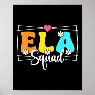 Ela Squad Teacher Back To School English Language Poster