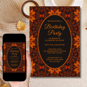 Elaborer Boho Anniversaire Invitation unique