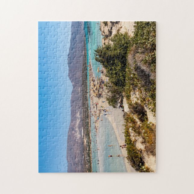 Elafonisi beach, Chania, Crete, Greece Jigsaw Puzzle (Vertical)