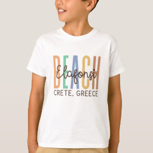Elafonsi Beach Crete Greece (Sands) T-Shirt