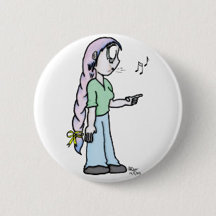 Elain copy 2 inch round button