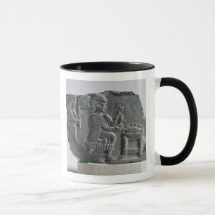 Elamite woman spinning, Neo-Elamite Period, c.700- Mug