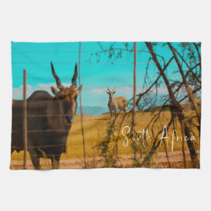 Eland Antelope Animal South Africa ZA Kitchen Towel