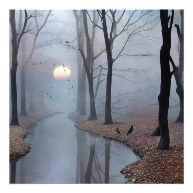 Élargissement de la photo Misty Morning (Devant)