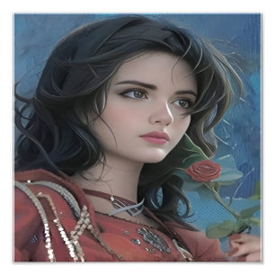 Elargissement photo de la jolie dame