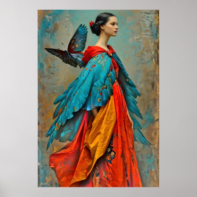 “Elaris”  -  Feathers of Becoming Poster (Front)