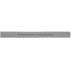Charcoal, Noir Chevron Noir LG Monogramme Nom