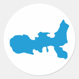 Elba Classic Round Sticker