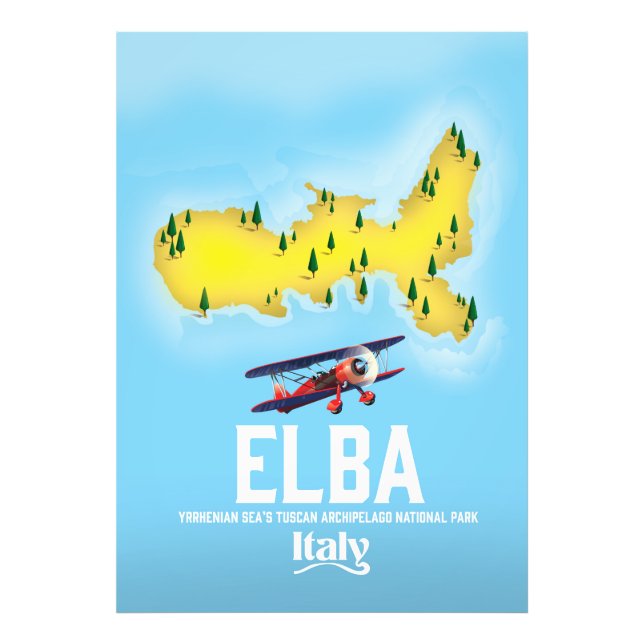 Elba, Tyrrhenian Sea ,Tuscan ,Italy travel poster (Front)