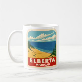 Elberta Michigan Vintage Coffee Mug
