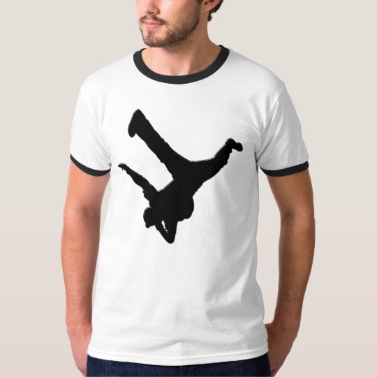 Elbow Stand Ringer T T-Shirt