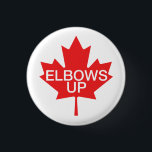 Elbows Up Button<br><div class="desc">Elbows Up Canada Button</div>