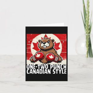 Elbows Up Canada Canadian Counter Tariffs Beaver B Card