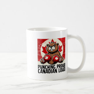 Elbows Up Canada Canadian Counter Tariffs Beaver B Coffee Mug