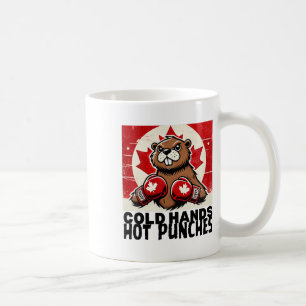 Elbows Up Canada Canadian Counter Tariffs Beaver B Coffee Mug