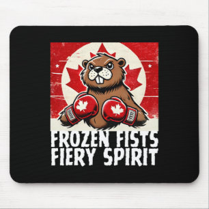 Elbows Up Canada Canadian Counter Tariffs Beaver B Mouse Pad
