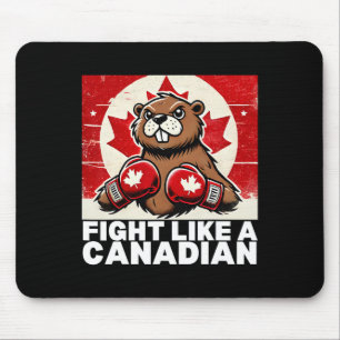 Elbows Up Canada Canadian Counter Tariffs Beaver B Mouse Pad