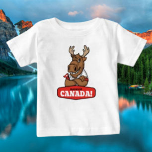 Elbows Up Canada! Funny Moose Toddler T-Shirt