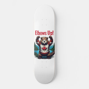 Elbows Up Canada Skateboard