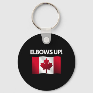 Elbows Up Canada Sticker12  Keychain