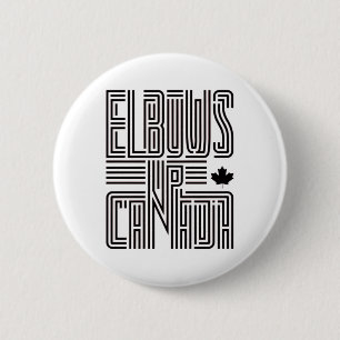 Elbows Up Canada Sticker5  2 Inch Round Button