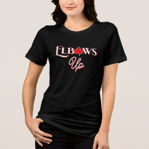 Elbows Up Canada Support & Ally Tri-Blend Shirt
