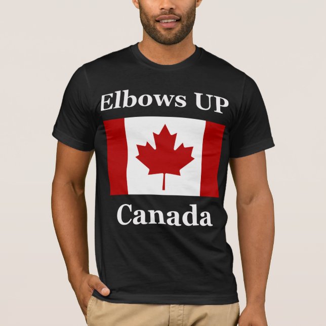 Elbows UP Canada! T-Shirt (Front)