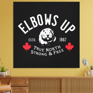 Elbows Up! Canvas Print