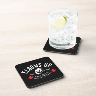 Elbows Up! Cork-Backed Coasters