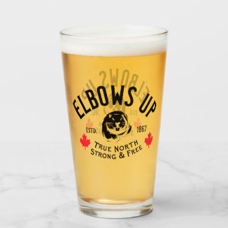 Elbows Up! Glass Tumbler