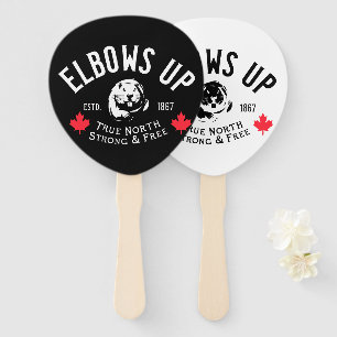 Elbows Up! Hand Fans