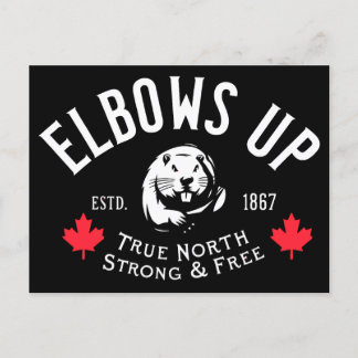 Elbows Up! Postcard