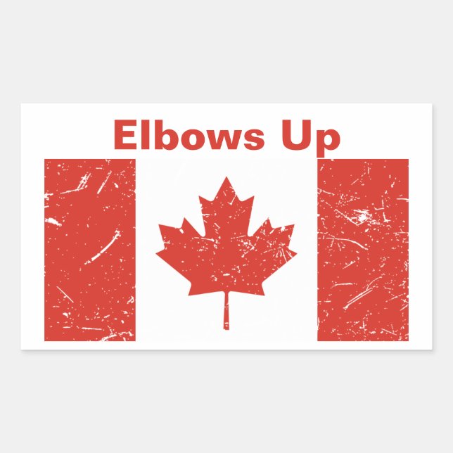 Elbows Up Sticker (Front)